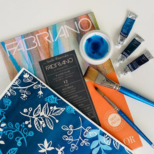 Fabriano Studio Watercolour Pads Cold Pressed 300gsm A3 12 Sheets FSC MIX CREDIT