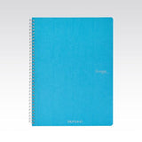 Fabriano Ecoqua Original Spiral 90gsm Blank A4 Turquoise 70 Sheets
