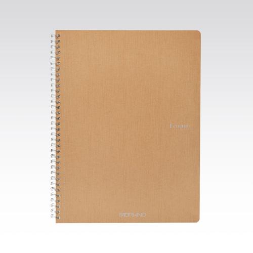 Fabriano Ecoqua Original Spiral 90gsm Graph 5mm A4 Brown 70 Sheets