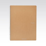 Fabriano Ecoqua Original Spiral 90gsm Lined A4 Brown 70 Sheets