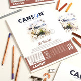 Canson Mi-Teintes Pads White 24 X 32cm 20sht