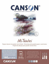 Canson Mi-Teintes Pads Cool Tones 24 X 32cm 20sht