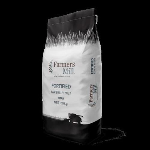 Strong Bakers Flour Titan Fortified Farmers Mill 20kg