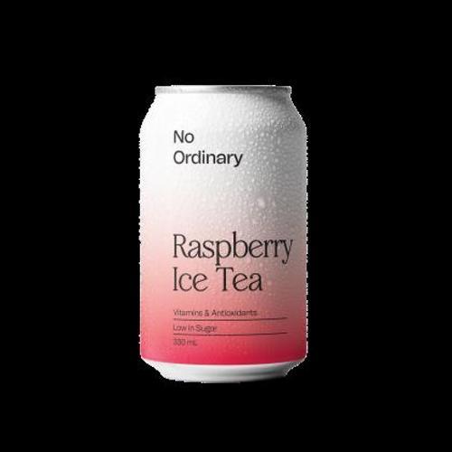 Low Sugar Raspberry Iced Tea Cans No Ordinary 12 x 330ml