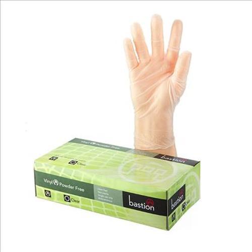 Vinyl Gloves Powder Free Clear XL Bastion 494 100 Pack