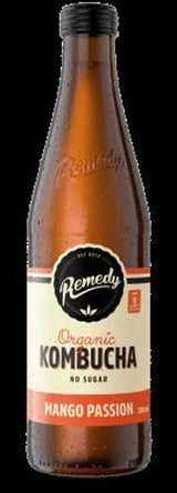 Organic Mango Passion Kombucha Remedy 12 x 330ml