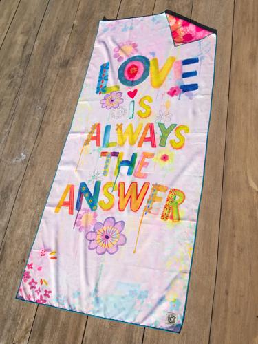 Yoga/Beach Towel - Love Is The Answer