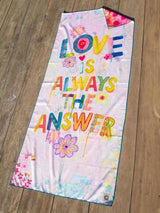 Yoga/Beach Towel - Love Is The Answer