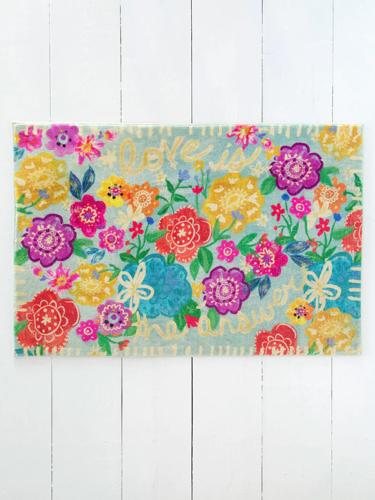 Chenille Rug - Love Is The Answer