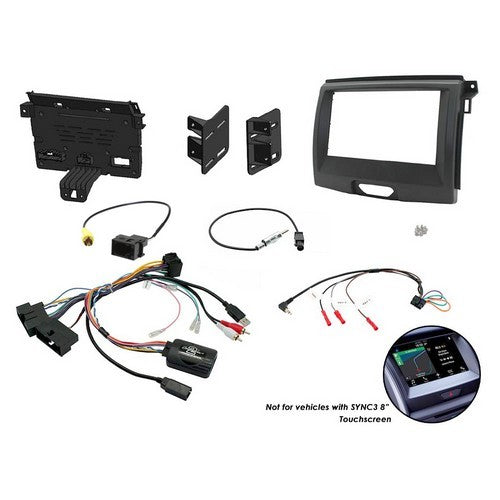 Facia Install Kit for Ford Ranger: seamless stereo upgrade with precise fit, enhances interior style and functionality.