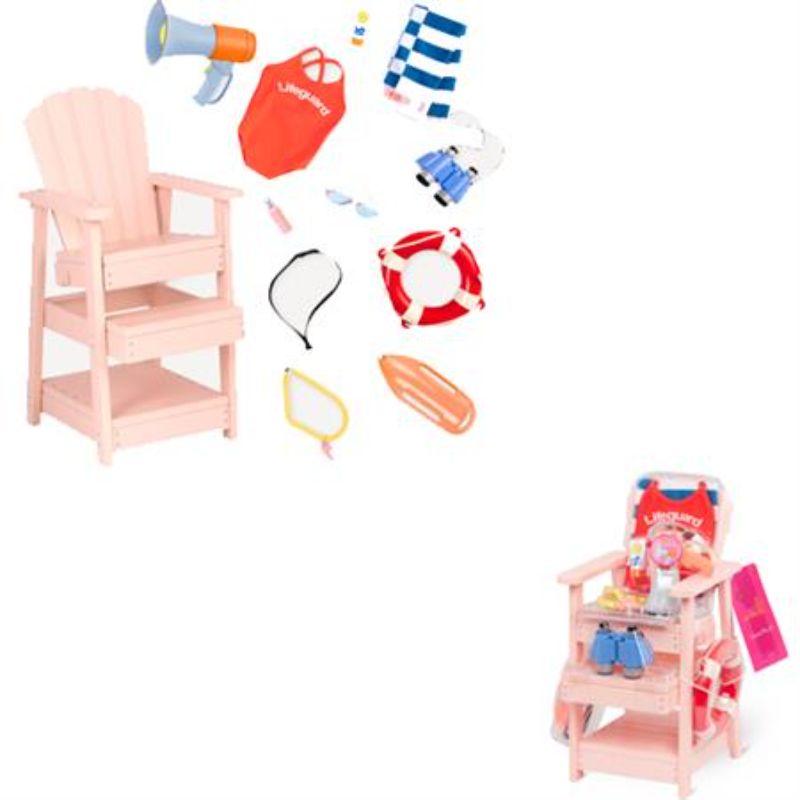 Our Generation Accessory - Lifeguard Chair Play Set