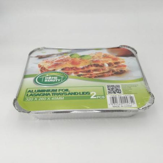 Aluminum foil trays, 320MM, pack of 24; perfect for catering, meal prep, and easy clean-up with eco-friendly design.