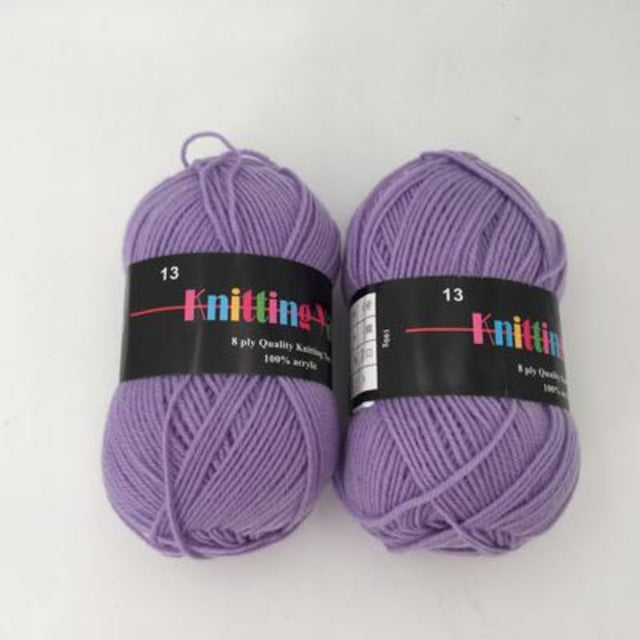 Premium #13 knitting yarn pack of 6, 100g each, ideal for creating cozy garments and accessories with vibrant colors.