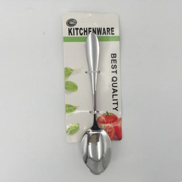 Elegant 18-piece silver spoon set in stainless steel, perfect for dining, easy to maintain, and dishwasher safe.
