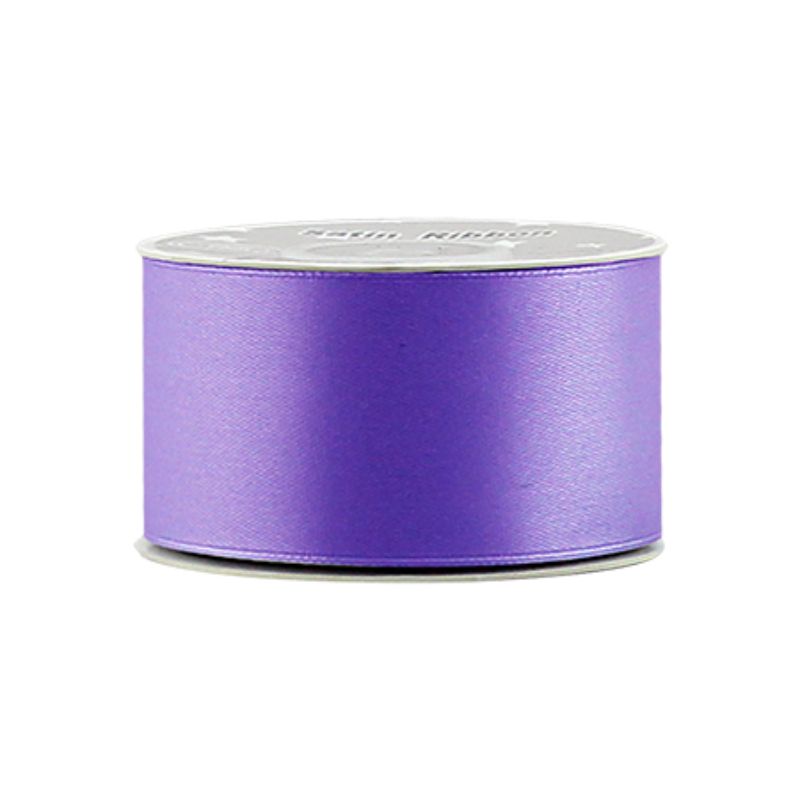 Satin Ribbon - Light Purple 3.8cm x 21 Yard NO 21 (Set of 5)