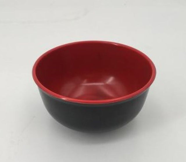 Set of 12 colorful 12.5cm melamine bowls, shatterproof and stylish, perfect for serving salads, snacks, and desserts.