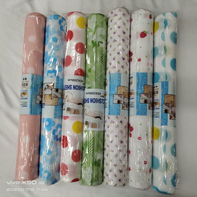 Bathroom Moisture Proof Pad - 45 x 200cm (Set of 6 Asstd)