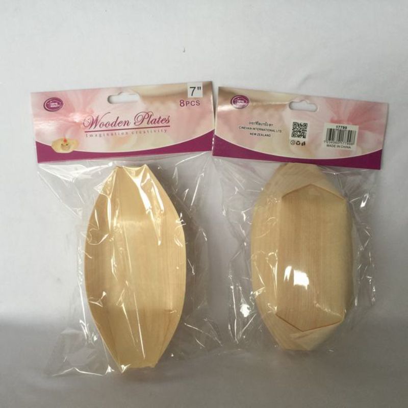 Wooden Plates - 7"(96pcs)