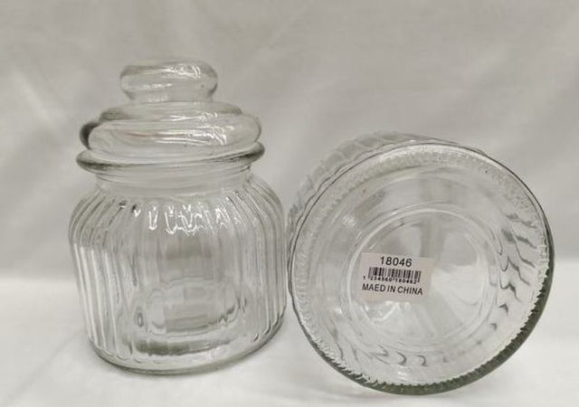 Set of 12 durable 650ML glass jars for food storage, preserving, and stylish pantry organization.