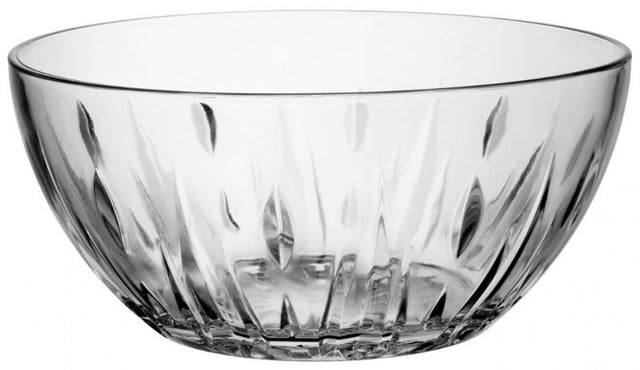 Set of 6 Ocean Reya 20cm glass bowls, elegantly designed for serving salads and desserts with minimal cleaning required.