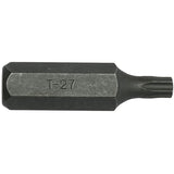 10mm Teng hex driver bit with Tx27 design, 40mm long, made of durable Cr-V for strength in tight spaces.