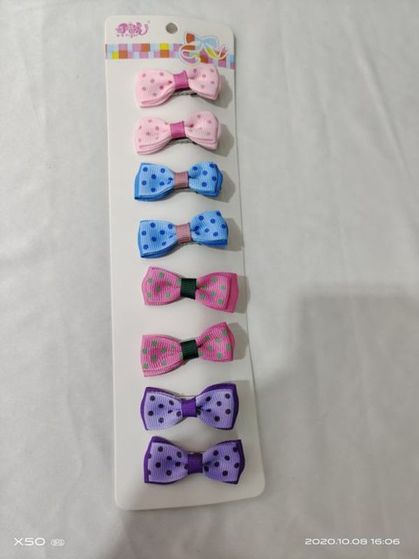 Hair Clip - Bow 1 (6 Packs)