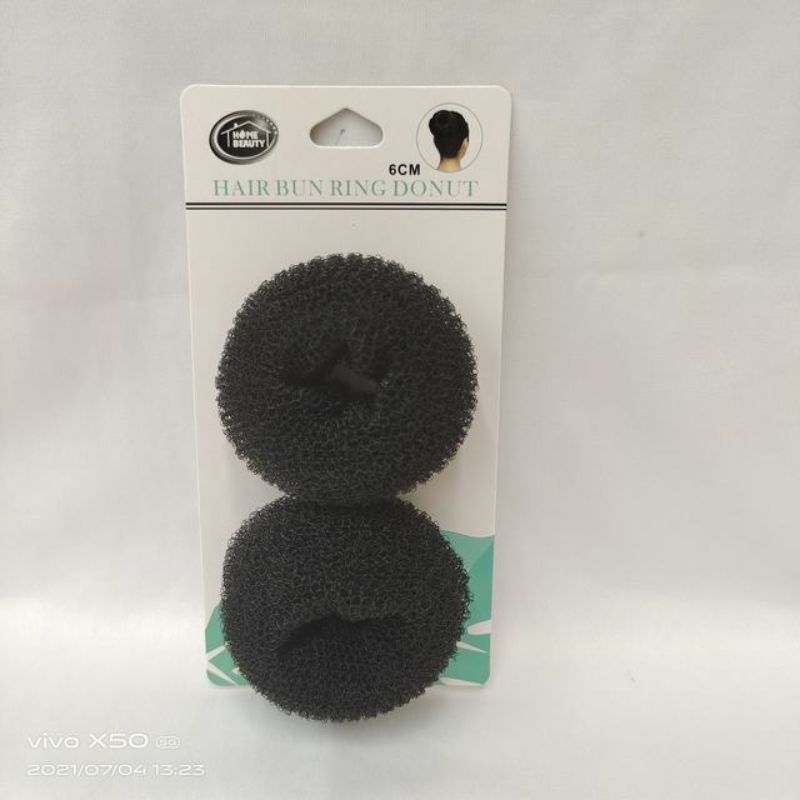 Hair Bun Ring Donuts - 6cm (12 Packs)