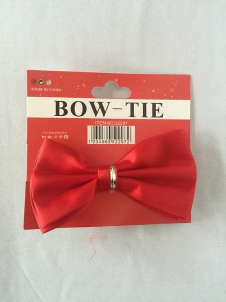 Vibrant red bow ties in a set of 12, perfect for festive occasions and stylish party celebrations.