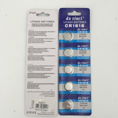 Button battery CR1616 in a value pack of 20, perfect for various electronic devices.