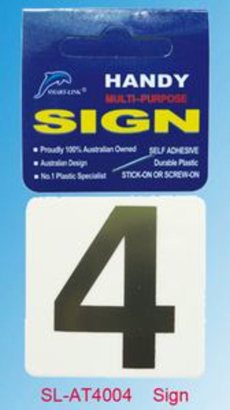 Set of 12 durable self-adhesive plastic signs, perfect for easy stick-on or screw-on use.