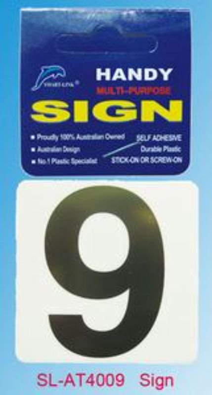 Durable self-adhesive plastic signs in a set of 12, perfect for indoor and outdoor communication needs.