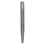 Groz Centre Punch - 1/8in (3mm), durable carbon steel tool with knurled grip for precision marking on metal, wood, and plastic.