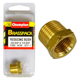 Champion Brass 3/8in - 1/4in Hex Reducing Bush for reliable and seamless connections in plumbing systems.