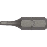 Teng 3Pc 1/4in Hex 6mm Hex Bit x 25mm (L)