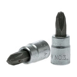 Teng 1/4in Dr. Bit Socket PH#3, designed for precision, durability, and compatibility with various Phillips screws and tools.