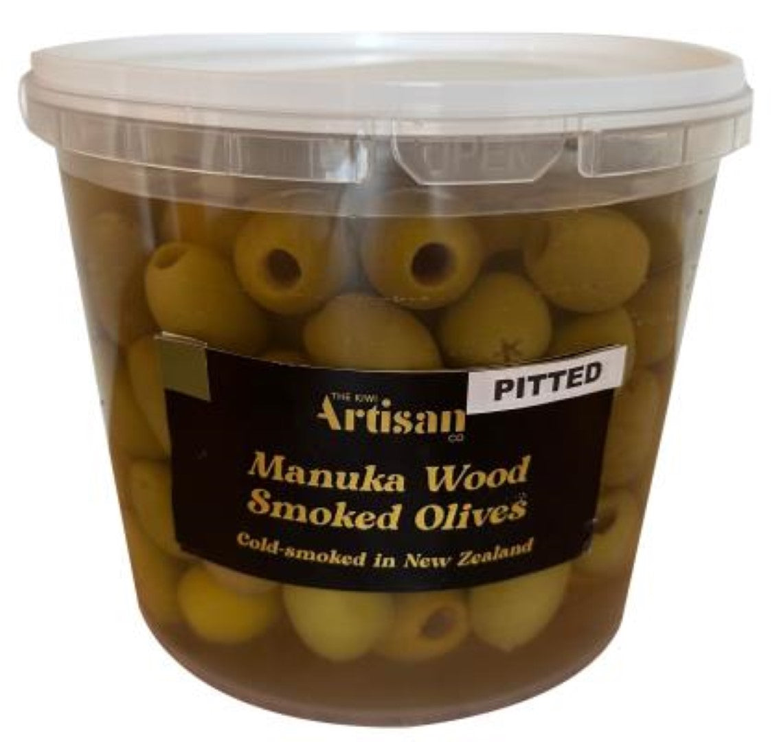 Olives Manuka Smoked In Brine - The Kiwi Artisan (2KG)