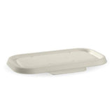 Lid Biocane Rectangle White 750ml To 1000ml - Biopak (125PC)
