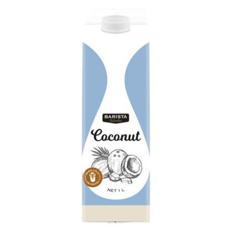 Creamy 1L Milk Coconut drink, ideal for baristas and home use, perfect for lattes, smoothies, and dairy-free beverages.