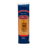 Traditional ARCO fettuccine pasta, 500g package, ideal for creamy sauces and gourmet meals, cooks al dente in 8-10 minutes.