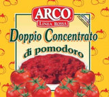 Rich and flavorful ARCO Tomato Paste Concentrato (400G) for creating sauces, soups, and stews, gluten-free and non-GMO.