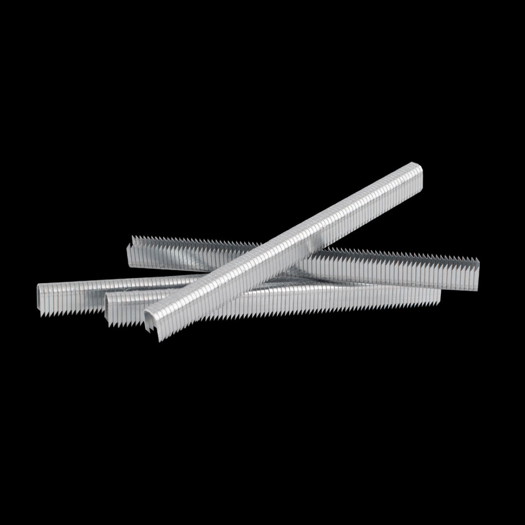 ARROW T18 10mm Staples for telephone wiring, durable steel construction, rounded crown design, 1000 staples per pack.