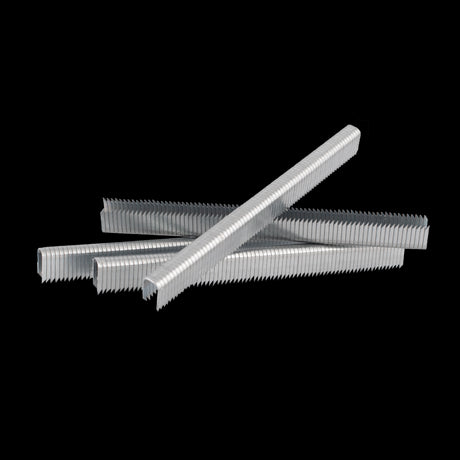 ARROW T18 11mm Staples feature durable steel construction, ideal for fastening telephone and low-voltage cables, 1000 per pack.