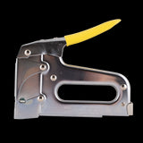 Arrow T59 Insulated Cable Staple Gun securely fastens cables up to 5/16", featuring a grooved guide and ergonomic grip.