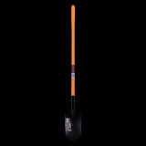 ATLAS Trenching Shovel featuring a long fibreglass handle and durable steel head, ideal for efficient trenching and digging tasks.