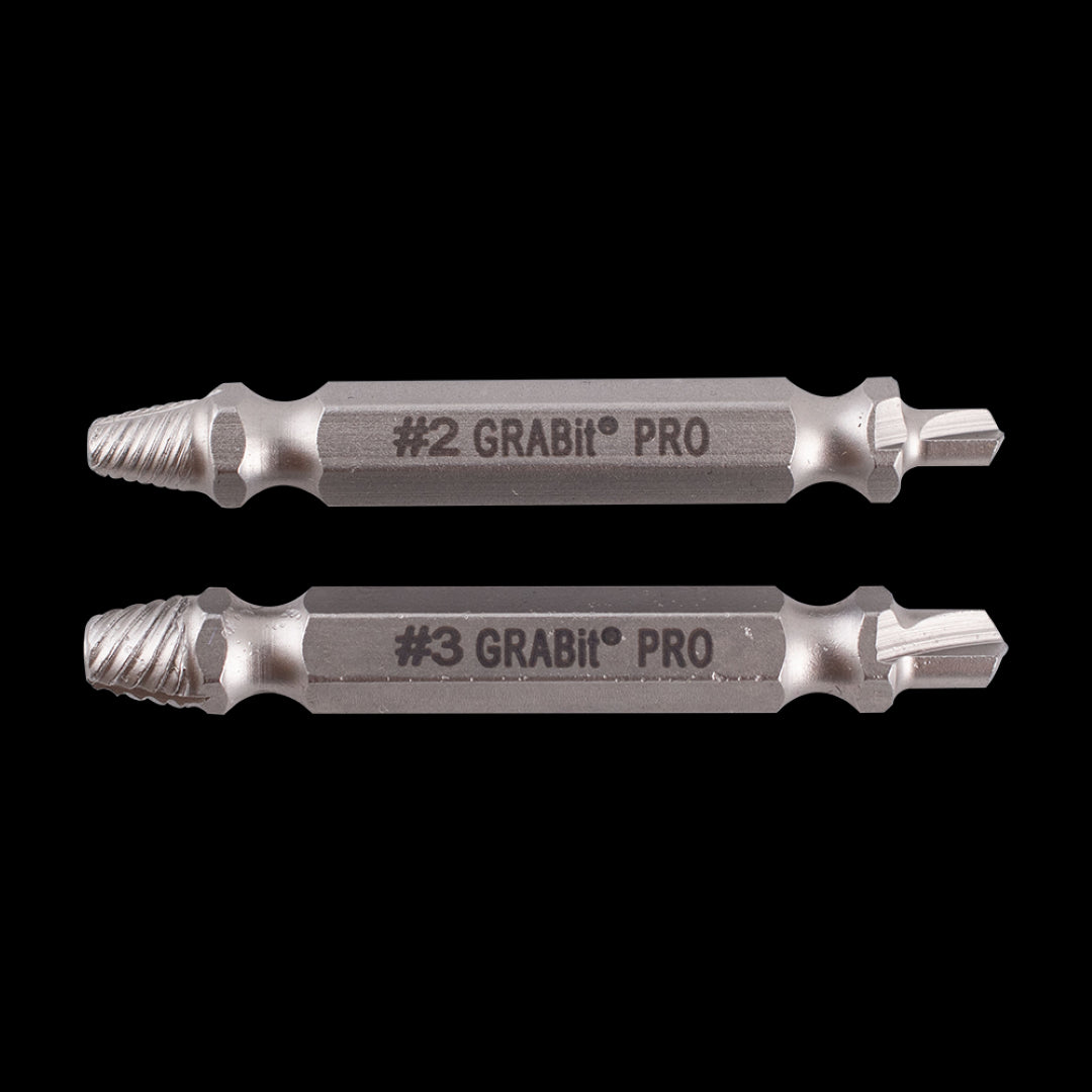 BOA GRABIT® Screw & Bolt Remover Set: Durable hardened steel extractors for effortless extraction of damaged screws and bolts.