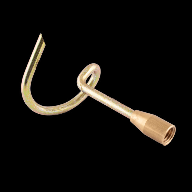 BAILEY Retrieving Tool with solid brass construction, designed to retrieve lost drain rods efficiently and securely.