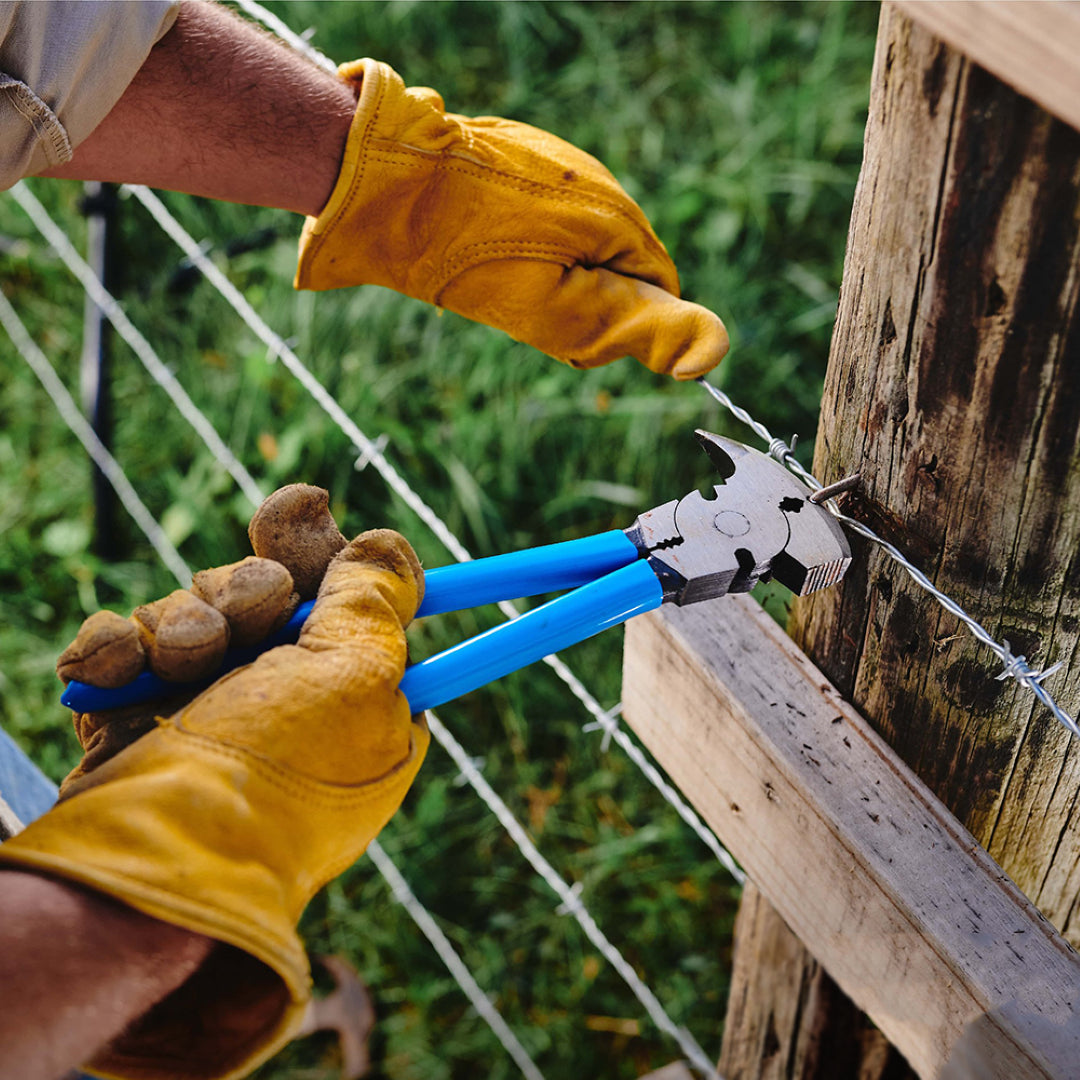 CHANNELLOCK 255mm Fence Tool, a 6-in-1 solution for easy fence installation and repair, made from durable, rust-resistant U.S. steel.