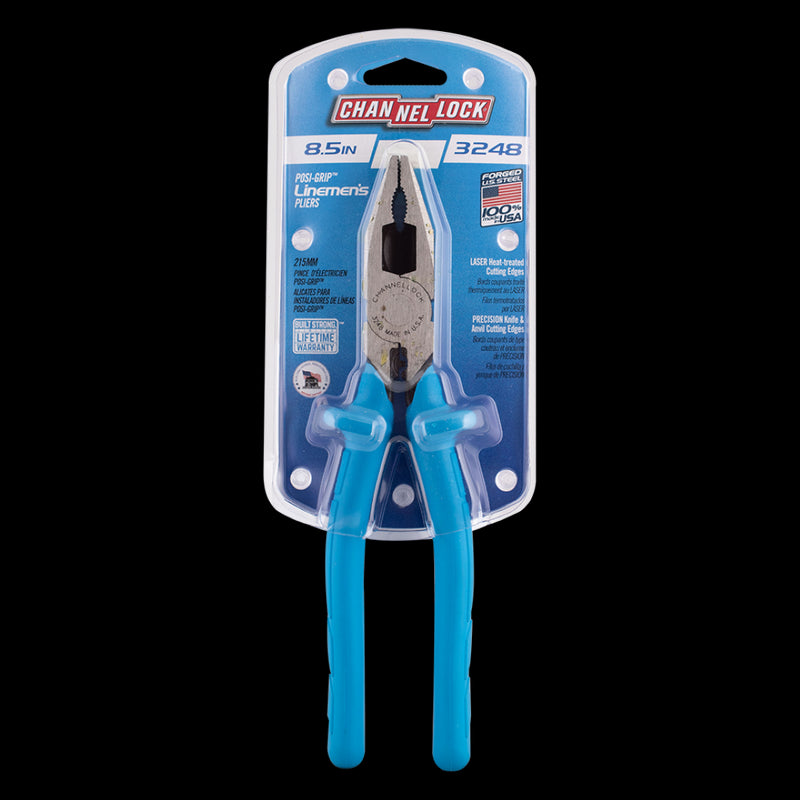 CHANNELLOCK 205mm Insulated Linesman Plier, Posi-Grip