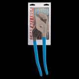 CHANNELLOCK 345mm Nutbuster® pliers with parrot jaws, laser-hardened teeth, and finger pinch protection for superior grip.