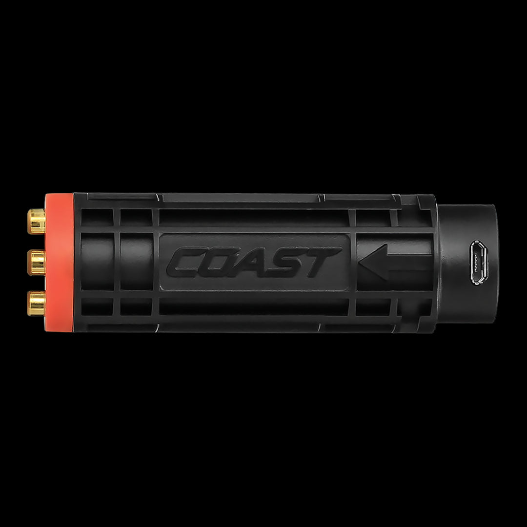 COAST Replacement Battery for COAHP7R Light, offering reliable power, extended runtime, and fast charging for outdoor adventures.